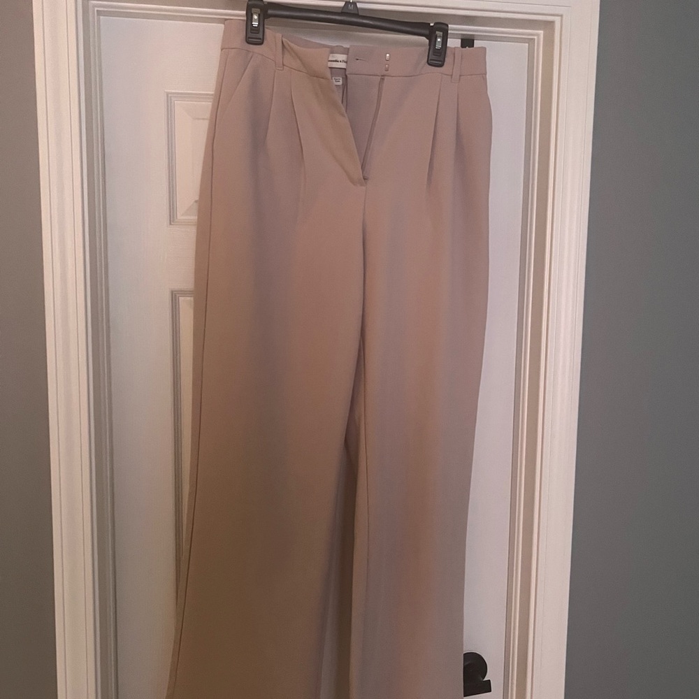 Abercrombie & Fitch Tan Tailored Trousers